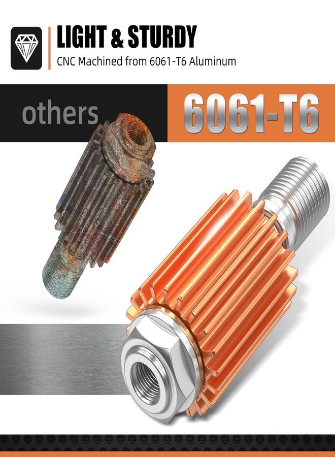 NICECNC مبرد فرامل خلفي برتقالي اللون من NICECNC، متوافق مع دراجات KTM 125–530 MXC/EXC/EXCF/XC/XCW/XCF/XCF-W/SX/SXF/ من موديلات 2004 إلى 2024. انظر قسم التوافق. - Image 4
